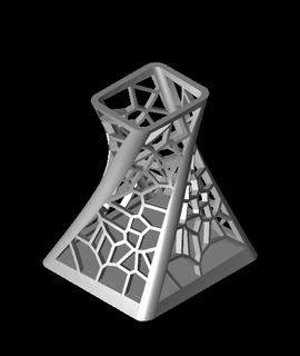 rectangle vase leonking Home & Garden 3d print model - Mito3D