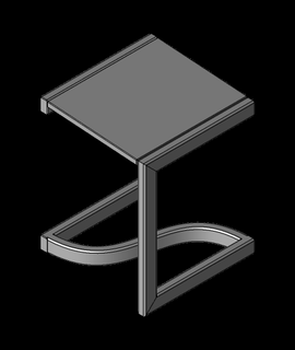 rectangular frame tablestep 3d model cforcad thangs 3d print model - Mito3D