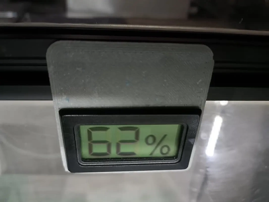 rectangular hygrometer snap on 2020 extrusion - 3d by zer0s thangs 3d print model - Mito3D