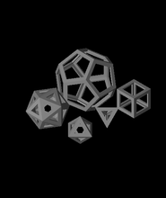 regular poliedro 3d modelo extasiado 3d print model - Mito3D
