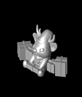 renna alieno destinazione 3d print model - Mito3D