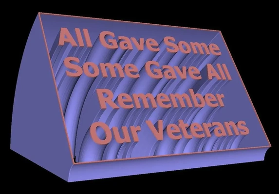 remember veterans - 3d by milvetretired on thangs 3d print model - Mito3D