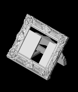remix picture frame thinker 3d print model - Mito3D