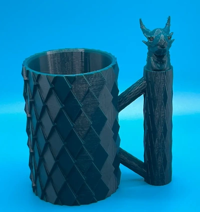 remix of blank can cup returns - dragon 3d by bigunclejoe on thangs 3d print model - Mito3D