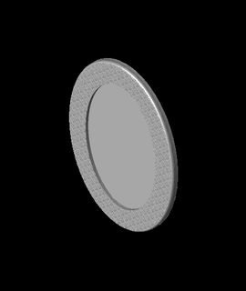 remezclar oval imagen cuadro plantillastl 3d print model - Mito3D