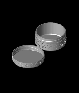 remezclar escalable screw top caja 3d print model - Mito3D