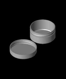 Remix skalierbar screw top Box 3d print model - Mito3D