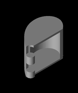 remix simple heart box hinge 3d print model - Mito3D