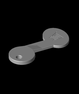 removable shopping cart coin 3d model gcbenlloch thangs 3d print model - Mito3D