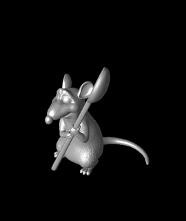 remy Ratatouille 3d modello patrizio grazie 3d print model - Mito3D