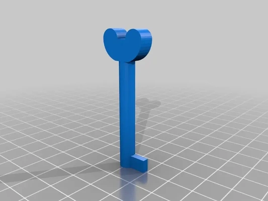 replacement skeleton key armoire - 3d by smileyprinter on thangs 3d print model - Mito3D
