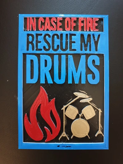 rescue my drums - 3d by rayner on thangs 3d print model - Mito3D