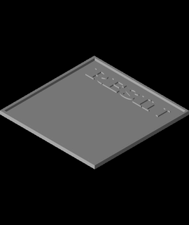 resina limpar limpo up panela 3d modelo js3d 3d print model - Mito3D