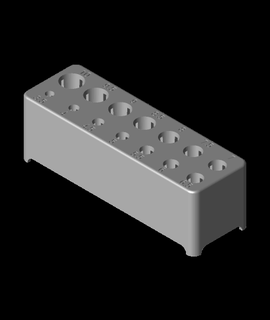 retaining drill bits holder thangs1 3d model thangs 3d print model - Mito3D