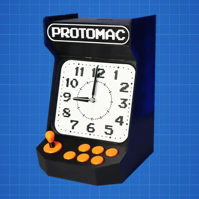 retro oyun makinesi sıra saat 3d by baskı yapıları teşekkürler 3d print model - Mito3D