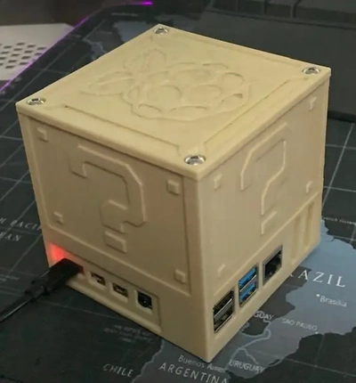 retrocube case raspberry pi 4 remix - 3d by milvetretired on thangs 3d print model - Mito3D