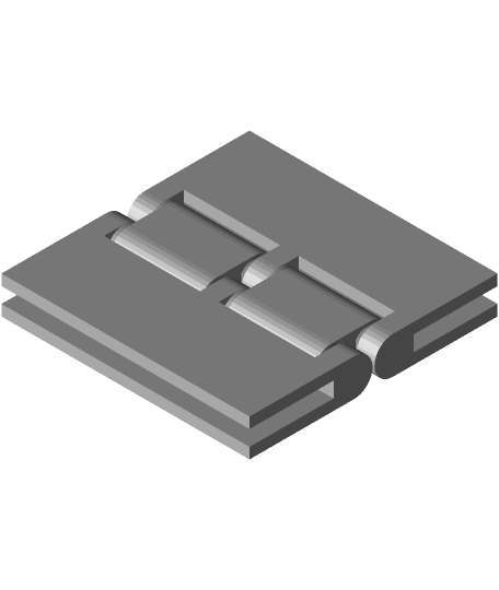 reversibel Scharnier repariert v2stl 3D print model - Mito3D