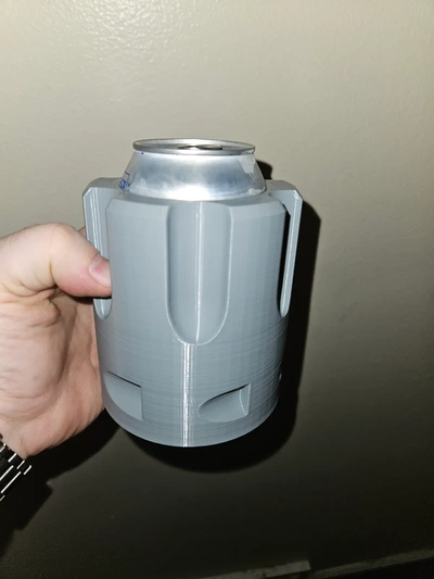 revolver cylinder soda can cup - 3d by masked crusader on thangs 3d print model - Mito3D