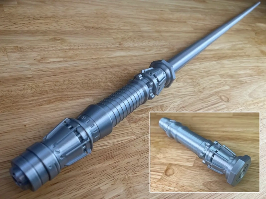 rey's collapsing lightsaber - 3d by printingworld on thangs arts & entertainment movies starwars 3d print model - Mito3D