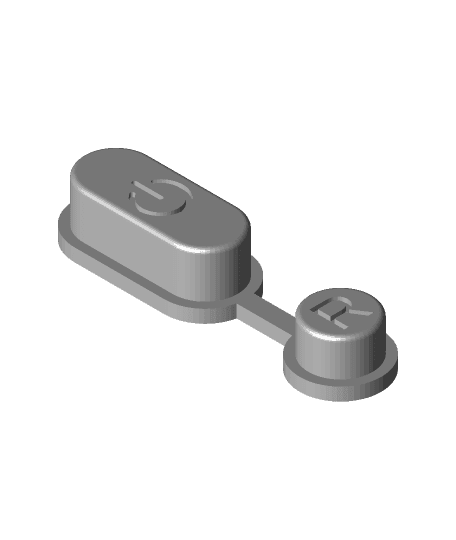 rg35xx yan düğmeler Kaptan sakızlı 3D print model - Mito3D