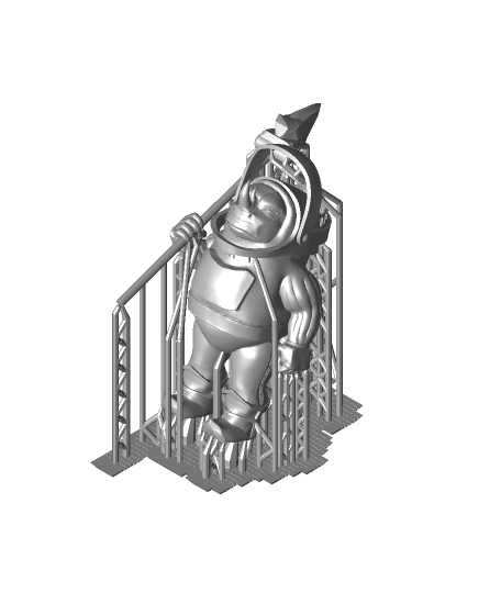 rhino-man guardstl 3d model np dev thangs 3D print model - Mito3D
