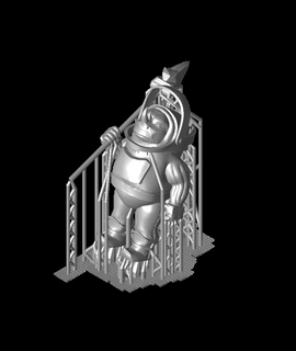 rhino man guardián 3d modelo np dev gracias 3d print model - Mito3D