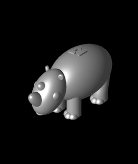 gergedan nt hayvanlar 3d model nicolastokotu teşekkürler 3d print model - Mito3D