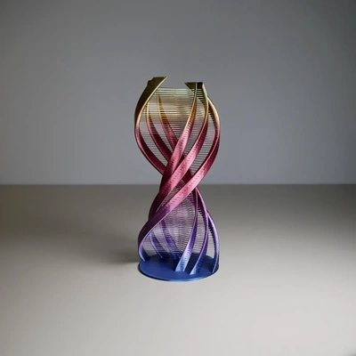 ribbons strings artwork - 3d by printbunny on thangs 3d print model - Mito3D