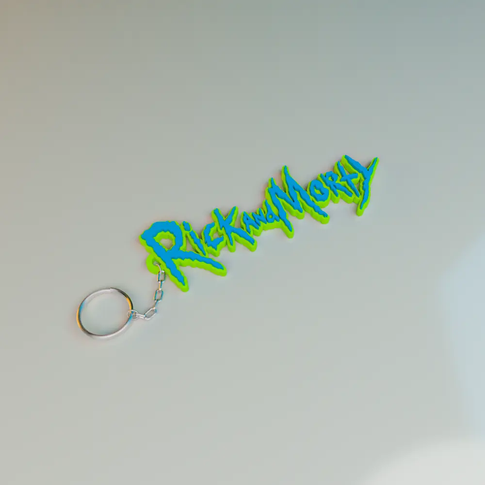 rick morty anahtarlık 3d by uzaylıeplorer pnz teşekkürler 3D print model - Mito3D