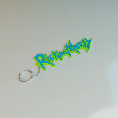 rick morty - keychain 3d by alieneplorerpnz on thangs 3d print model - Mito3D