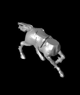 riding horse 3d model mz4250 thangs 3d print model - Mito3D
