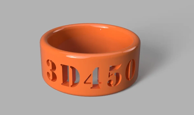 ring 11stl - 3d by 450 on thangs 3d print model - Mito3D