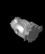 anillo 3d modelo amornía gracias 3d print model - Mito3D
