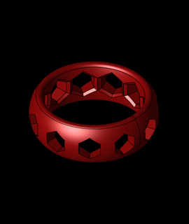 ring 4 tothemoon Pop Culture 3d print model - Mito3D