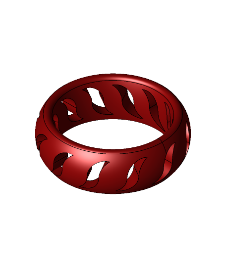 anillo 5 Luna popular cultura 3D print model - Mito3D