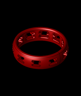 ring 8 tothemoon Pop Culture 3d print model - Mito3D