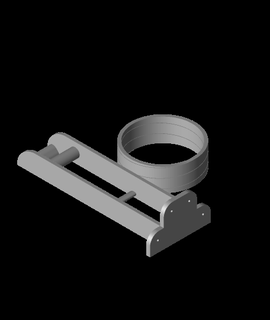 ring latch lock 3d model makertales thangs 3d print model - Mito3D