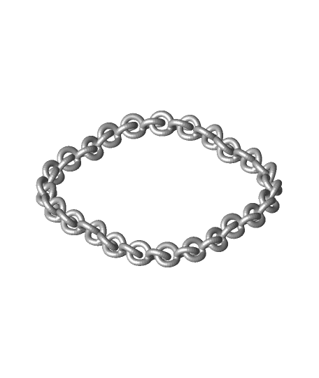 ring links necklacestl 3D print model - Mito3D