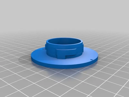 ring pathlight flush mount - 3d by cnlson on thangs 3d print model - Mito3D