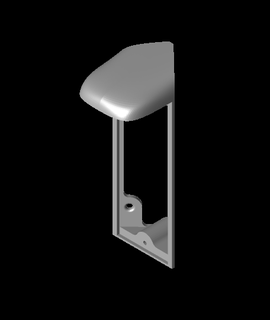ring pro doorbell camera 45 degree corner 3d print model - Mito3D