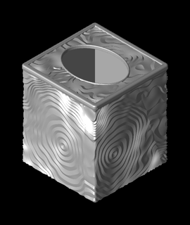 ripple tissue boxes davemakesstuff Home & Garden 3d print model - Mito3D
