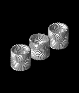 ripple vases davemakesstuff Home & Garden 3d print model - Mito3D