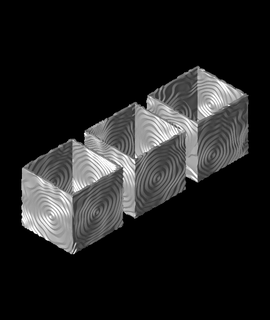 ripple vases cube davemakesstuff Home & Garden 3d print model - Mito3D
