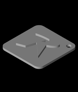 merle clé chaîne conception passe temps Jeux 3d print model - Mito3D