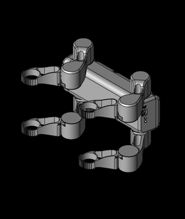 robô cão projetadostp acordar Adnan 3d print model - Mito3D