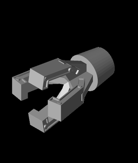 Roboter Greifer 2 4 Finger vendicar1 3d print model - Mito3D
