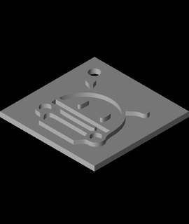 robot chiave catena design hobby Giochi 3d print model - Mito3D