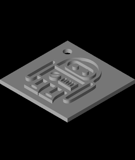 robot chiave catena design hobby Giochi 3d print model - Mito3D