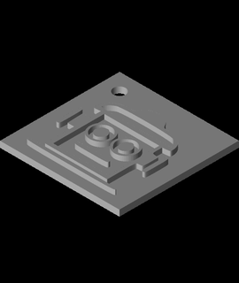 robot key chain design Hobbies & Games 3d print model - Mito3D