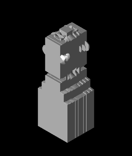 robot kule bina 3d model selcouth kavramları teşekkürler 3d print model - Mito3D